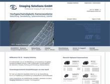 Tablet Screenshot of imaging-solutions.de